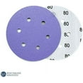 thumbnail image 2 of Benchmark Abrasives 6" Premium Ceramic 6 Holes Film Backed Hook and Loop Discs (50Pack) - 1000 Grit, 2 of 5