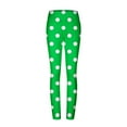 thumbnail image 5 of Efsteb Yoga Pants Women Polka Dots Print Butt Lifting Scrunch Gym Leggings Amplify Seamless Yoga Pants (Green,XL), 5 of 6