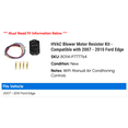 thumbnail image 2 of HVAC Blower Motor Resistor Kit - Compatible with 2007 - 2010 Ford Edge 2008 2009, 2 of 2