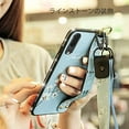 thumbnail image 3 of Case for Huawei P20 Pro, Rhinestone Painting Cloth Embossed Stylish Soft TPU Frame Glitter Thin Multicolor Soft Holder Stand Wrist Strap Full Protection Bumper, by IBAOLE -Purple Purple Huawei P20, 3 of 9