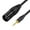2m_Male head, variant on lanema 3.5mm TRS Male to 3Pin Auditory Cable For Studio Recording Live Performances Durables PVC Shielded Conductor