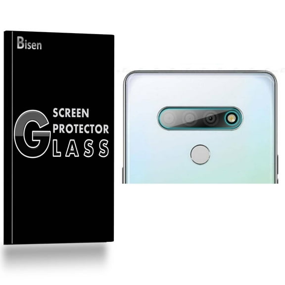 Fit For Back Camera Lens of LG Stylo 6 [3-Pack BISEN] Screen Protector Tempered Glass, 9H Hardness, Anti-Scratch, Anti-Shock, Bubble Free, Shatterproof