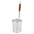 thumbnail image 3 of kowaku Deep Fryer Basket Wood Handle French Fries Basket for Chicken Pasta Barbecue 13cm Dia, 3 of 9