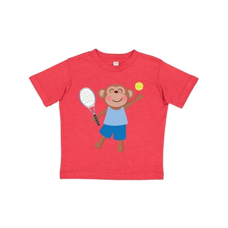

Inktastic Tennis Monkey Kids Gift Toddler Boy Girl T-Shirt