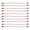 thumbnail image 3 of Haute Decor,  Satin Holiday Decorative Twist Ties 6 Pack - Red and White, Size: 20", 3 of 4