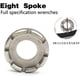 thumbnail image 4 of auvstar Fahrrad Speichenschlüssel Rad Zentrierer Universal, Nippelspanner, Mini Speichenspanner Reparatur Werkzeug,Speichen Größe 10-15 Fahrrad reparieren Zhivalor LKX-0866, 4 of 8