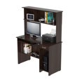 thumbnail image 3 of Inval Bureau d'Ordinateur America Espresso avec Hutch, 3 of 6