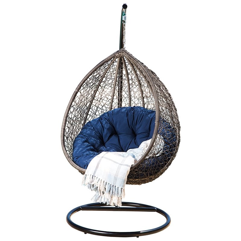 wicker patio swings