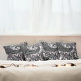 thumbnail image 7 of Ambesonne Nature Throw Pillow Cover 4 Pack, Mountain Volcanic Stones, 20", Slate Blue Dimgray, 7 of 7