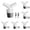 White 6 Packs, variant on Washing Machine Drain Adapter Dishwasher And Washing Machine Drain Adapter Double Connection Y With For Pipe Diameter 40 Mm And Inlet Diameter 18 24 Mm With 2 Hose Clamps, 4 cm, White 1 Packs