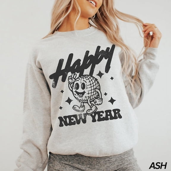 New Years Sweatshirt, New Year Party Sweatshirt, Holiday Sweater, Happy New Year Shirt, New Years Eve Shirt, Disco Ball Sweatshirt, 2025