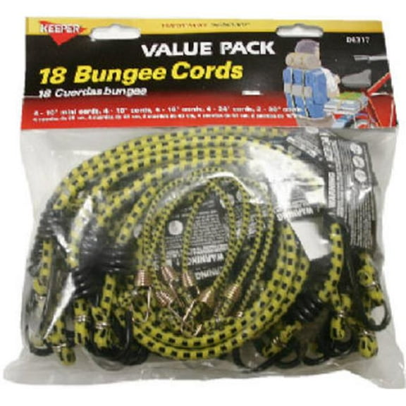 Keeper 06317 Bungee Cord- 18 Piece