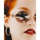 thumbnail image 3 of Anteojos de Sol Retro Ovalados Rmerom de los 90 para Mujer en Metal Dorado, 3 of 8