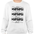 thumbnail image 2 of One Margarita Two Margarita Sweatshirt Unisex Medium White, 2 of 5