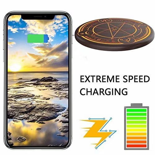 Magic Array Wireless Charger 10W Magic Circle Fast Charger Charging Pad for iPhone 88 Plus, iPhone XR XS MAX, Samsung s9 plus (10W) Magic Array Wireless Charger 10W Magic Circle Fast Charger Charging Pad for iPhone 88 Plus, iPhone XR XS MAX, Samsung s9 plus (10W)
