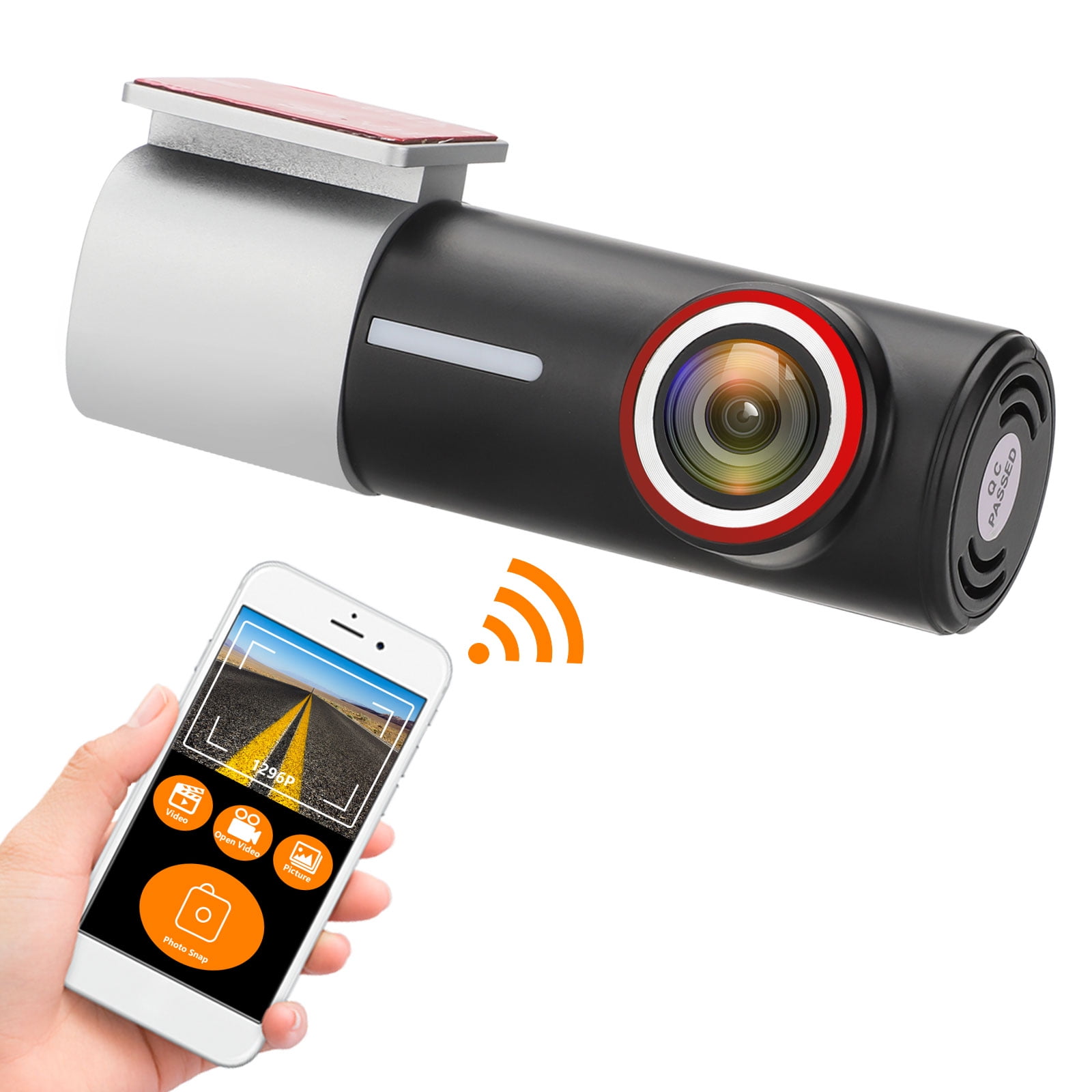 Wifi Car Dash Camera, TSV Wireless WiFi Car Camera 170