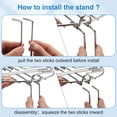 thumbnail image 4 of Gravity-Fed Water Filter System Stand, Detachable Stainless Steel Stand Compatible with Berkey Water Filter System Countertop, 9.25" Diameter by 5.9", 4 of 8
