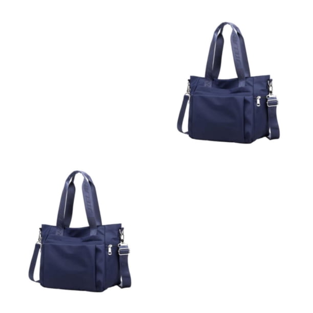 Sonducket Bolso bandolera grande de nailon para mujer, resistente al agua y duradero, con múltiples bolsillos, bandolera azul Azul 2Conjunto