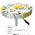 thumbnail image 4 of Disketp Ducks And Anchors Stool Covers Round, Super Soft Round Bar Stool Cushion Covers Seat Cushion - 13 Inch, 4 of 7