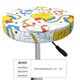 thumbnail image 4 of Balery Ducks and Anchors Fundas de asiento para taburete de bar redondo de tela de terciopelo ajustables que protegen de arañazos y manchas para sillas de 14 a 17 pulgadas.-12 inch, 4 of 6