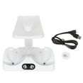 thumbnail image 2 of Controller Charging Station, 5V 2A Charging Stand 2 Magnetic Clasp Detachable LED Indicator VR Headset Stand  for PSVR2, 2 of 7