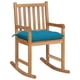 thumbnail image 1 of Mecedora VidaXL, mecedora para exteriores, madera de teca, 1 of 9