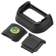 thumbnail image 1 of Viewfinder Eyecup, Viewfinder Protector Portable Compact Durable With Cold Shoe Cover   For A6600 Camera For A6400 Camera, 1 of 8