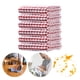 thumbnail image 5 of Checke Toallas Decorativas Mano Absorbentes Hilo Algodón para Uso Diario Rojo, 5 of 9