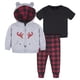 thumbnail image 1 of Gerber conjunto bebe 3 piezas sudadera con capucha ropa para invierno, 1 of 4