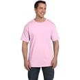 thumbnail image 2 of Hanes Beefy-T Men`s Pocket T-Shirt, 2XL, Pale Pink, 2 of 6