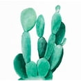 thumbnail image 2 of Atelier B Art Studio 20x20 White Modern Wood Framed Museum Art Print Titled - Watercolor Paddle Cactus, 2 of 4