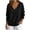 Black, variant on Jaunzuar Sweatshirt for Women Long Sleeve V Neck Solid Color Pullover Sweatshirts Loose Soft Casual Tops XXL