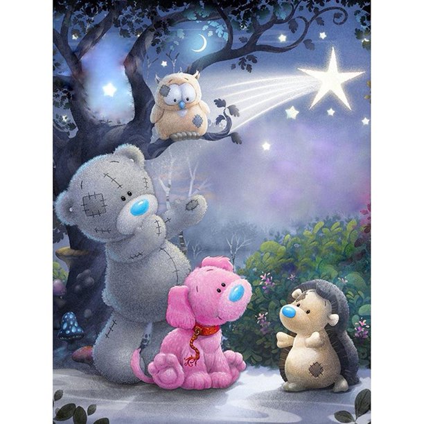 Cuadros Decorativos 5D bricolaje completo taladro diamante pintura oso punto de cruz bordado mosaico Kit JShteea Nuevos Originales