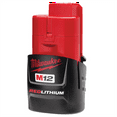 thumbnail image 3 of Milwaukee M12 Redlithium 12V 1.5Ah Compact Battery 48-11-2401, 3 of 3