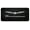 Black, variant on Ford Thunderbird Laser Etched Logo License Plate (Black)