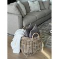 thumbnail image 4 of Kouboo Coron Rattan, Sidetable & Planter Stand, Hand Crafted Wicker Accent Lightweight Table, Patio Rattan End Table, Indoor, Black Stool, 4 of 7