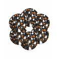 thumbnail image 7 of 15 Inch Round Placemats Set of 6, Halloween Non Slip Heat Insulation PP Table Mats, Orange Pumpkins White Funny Ghost Black Cat Washable Place Mats for Kitchen Dining Party Table Decor, 7 of 7