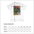 thumbnail image 5 of Tee Hunt Dean Russo Colorful Parrot T-Shirt Exotic Bird Beak Feather Men's Tee, White, 4X-Large, 5 of 5