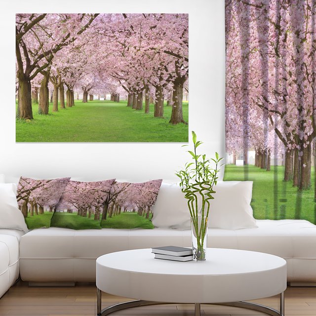 Magnifiques Fleurs de Cerisier Plénitude - Impression sur Toile Paysage