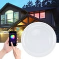 thumbnail image 2 of RGB&WW 60W 15In LED Lámpara de luz de techo multicolor inteligente Wifi Control de voz Iluminación AC 85-265V, 2 of 8