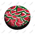 thumbnail image 5 of Watermelon Slices And Leaves Polyester Universal Spare Wheel Tire Cover Custom Tire-Covers for Trailer RV SUV Truck Camper, 5 of 5
