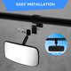 thumbnail image 4 of Espejo retrovisor UTV RZR para jaula de barra antivuelco de 1,75 a 2 pulgadas, compatible con Polaris RZR 1000 XP Turbo PRO R Kawasaki Mule Honda Pioneer 1000 YXZ 1000 Teryx Can am Maverick X3, 4 of 5