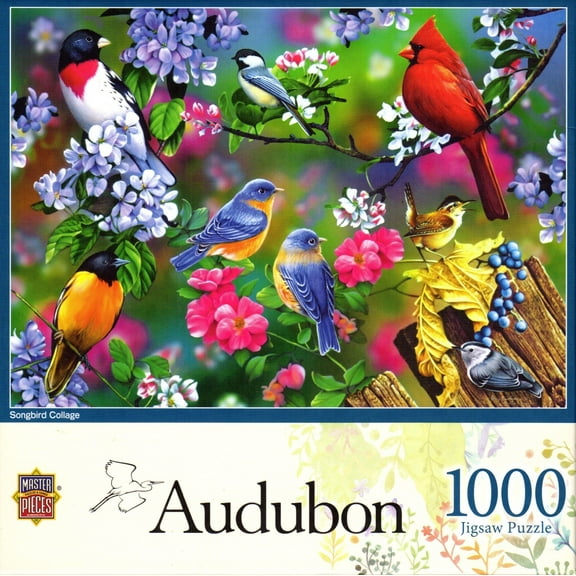 Songbird Collage 1000 Piece Puzzle