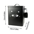 thumbnail image 2 of Large Capacity Metal Pet Food Storage Container with Secure Sealing Lid and Convenient for Home and Travel Use, 2 of 4