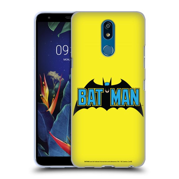 Head Case Designs Officially Licensed Batman DC Comics Logos Classic 2 Soft Gel Case Compatible with LG LG K40 / K12 Plus