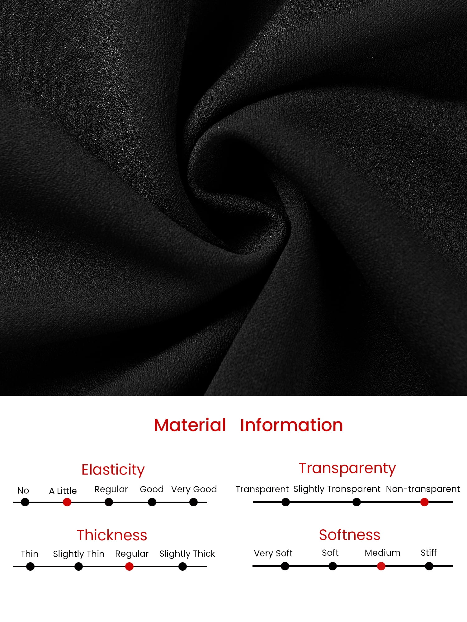 DARING DIVA Women's Flare A Line High Waist Casual Midi Skirts L Black