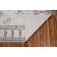 thumbnail image 6 of Casavani Natural Printed Rug Decorative Kilim,Blue 3x20 feet, 6 of 6