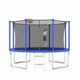 thumbnail image 5 of 14FT Trampoline ,Sports Fitness Trampolines with Enclosure Net, Recreational Trampolines for Outdoor Indoor, 5 of 10