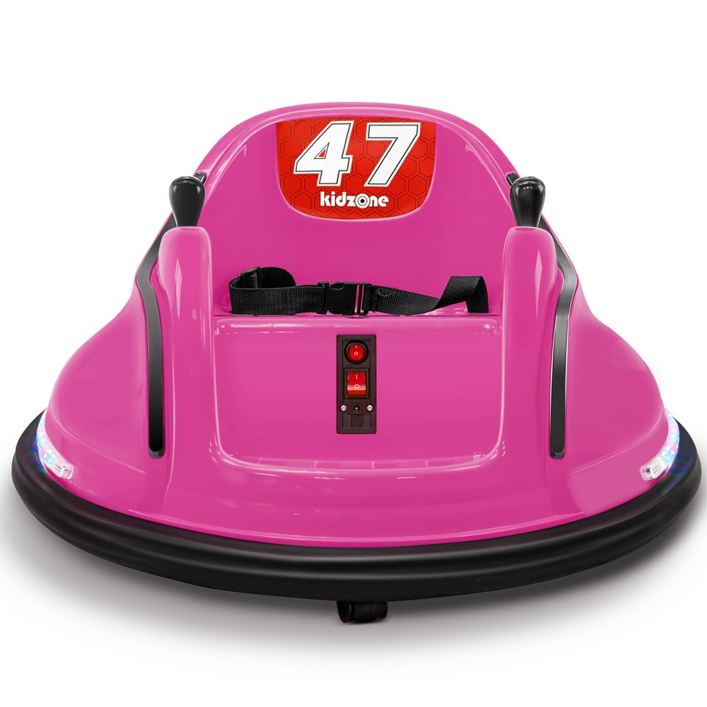 Kidzone DIY Number 6V Kids Toy Electric Ride On Bumper Car Vehicle Remote Control 360 Spin ASTM