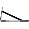 thumbnail image 5 of Hyper Tough Heavy Duty Shelf Bracket, 8" x 12" Black, Steel, Mounting Hardware Included, 5 of 7